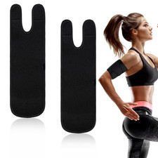 2Pcs Black Upper Arm Sleeve