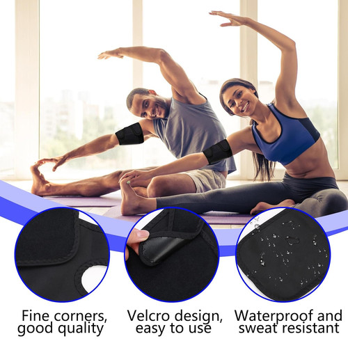 Qkhcable 2pcs black upper - black, arm